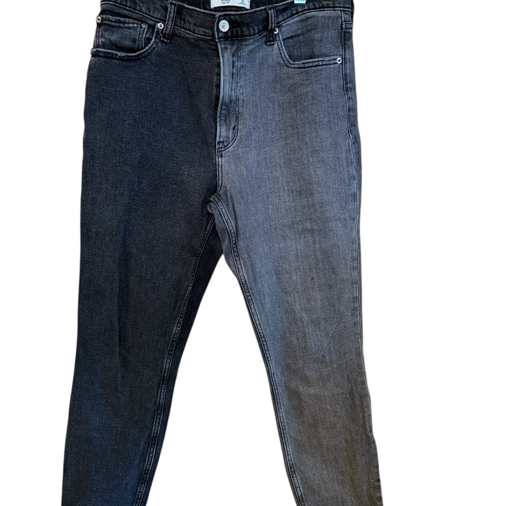 Abercrombie & Fitch Black and Gray Skinny Jeans